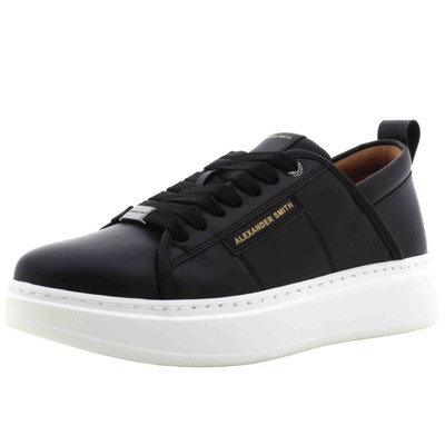 ALEXANDER SMITH ALEXANDER SMITH A24US LOW SNEAKERS MEN EWM 7012 BLK ECO-WEMBLEY MAN
