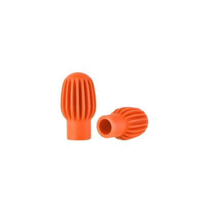 2pcs Silicone Drum Stick Sleeve Caps Drumstick Practice Tips Mute Damper