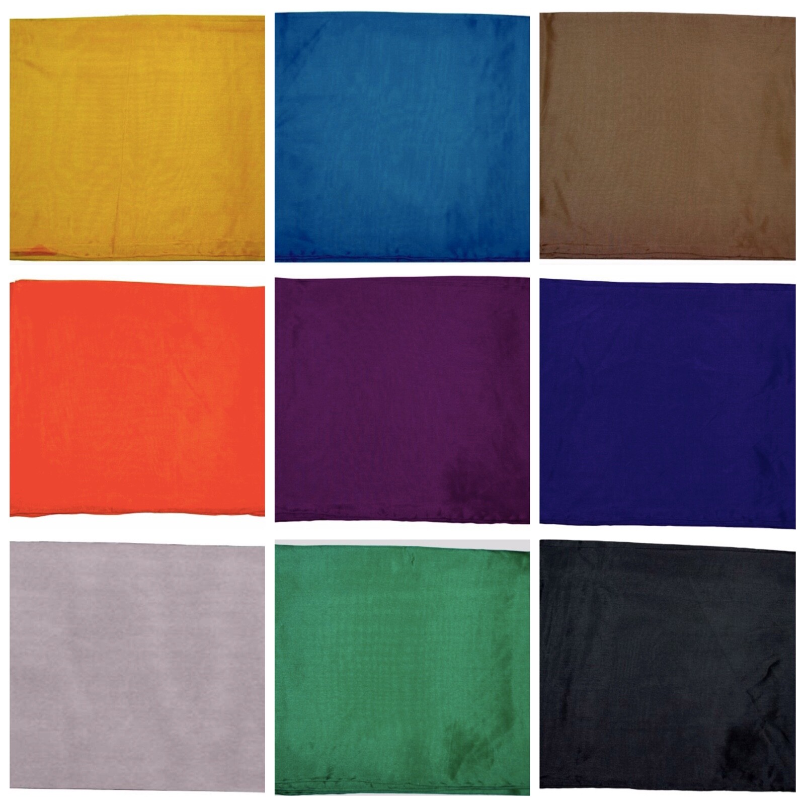 Wyoming Traders Wild Rags 100% Silk Western Scarf - 25 Colors - 20", 34.5", 42"