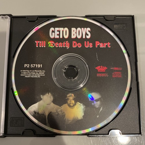 Geto Boys Till Death Do Us Part 1993 CD Rap-A-Lot Records