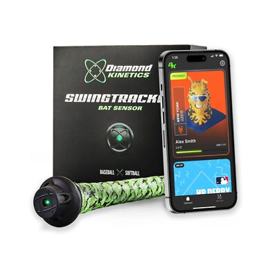 SwingTracker Bat Sensor and Swing Analyzer for Baseball and Softball with Inc...