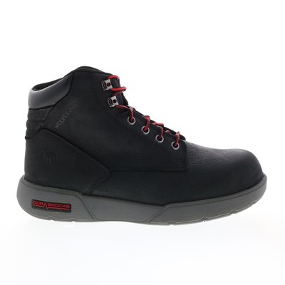 

Wolverine Kickstart Durashocks Carbonmax 6 Мужские широкие рабочие ботинки черного цвета, Черный, Wolverine Kickstart Durashocks Carbonmax 6"