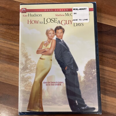 How to Lose a Guy in 10 Days (DVD, 2003, Full Screen) New Sealed