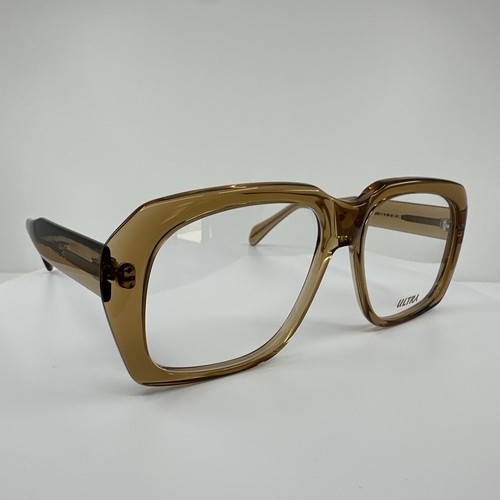 Pre-owned Goliath Ii Eyeglasses Ultra  2 C. Translucent Honey 62-20mm Holland In Clear Demo Lenses