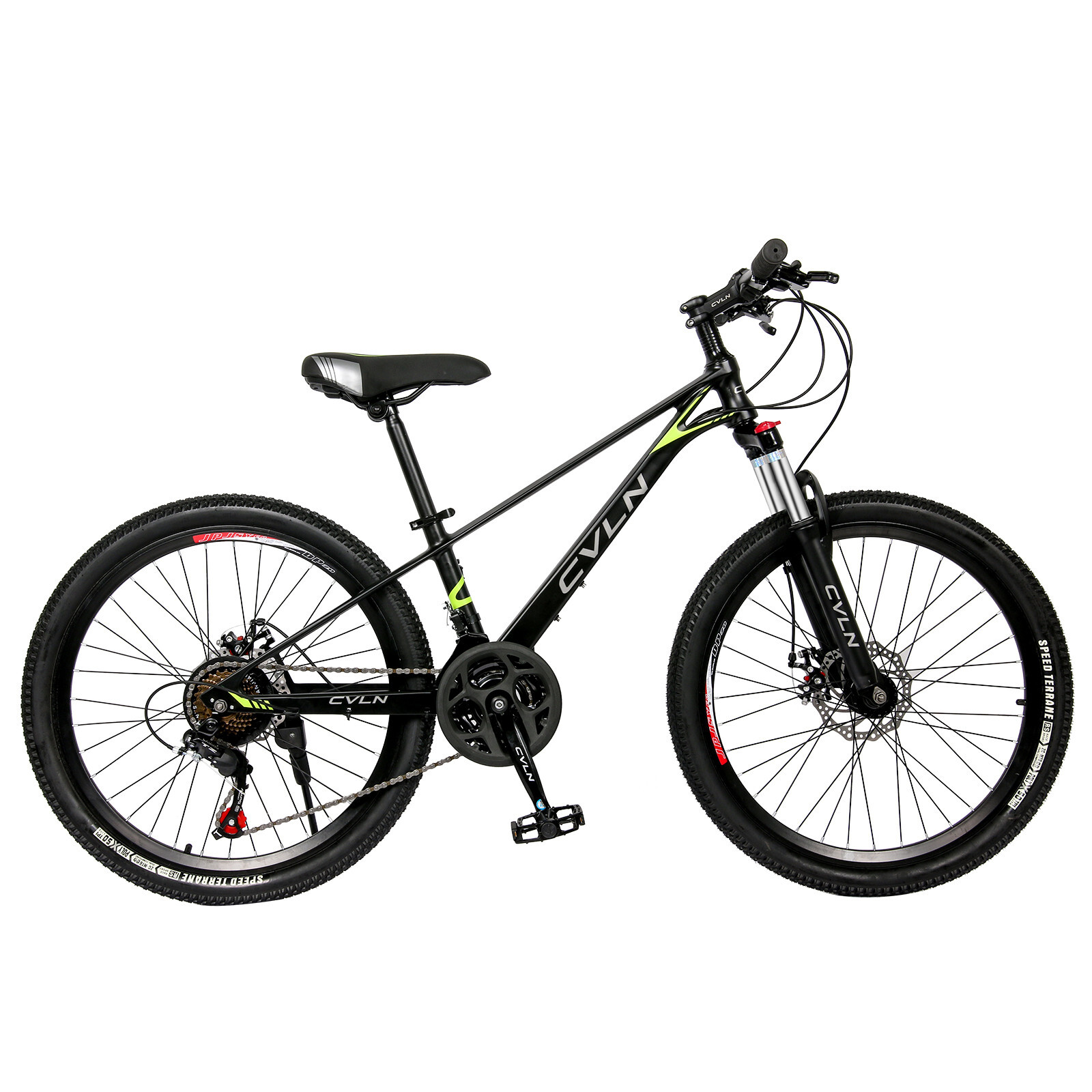 Expert, Sport, Trail Mountain Bike for Adults, Men and Woman, 21-Speeds, 24-inch
