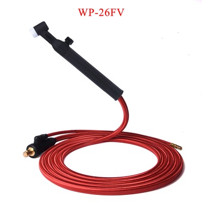 WP26 Quick Connect TIG Welding Torch Red Hose Cable 4M 35-50 Euro Connector 13ft
