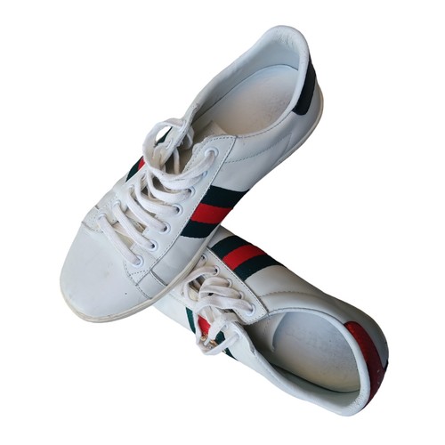 VIP価格！【GUCCI】SNEAKER ACE IN PELLE ACE レザースニーカー グッチ GUCCI スニーカー エース メンズ シューズ エース エン