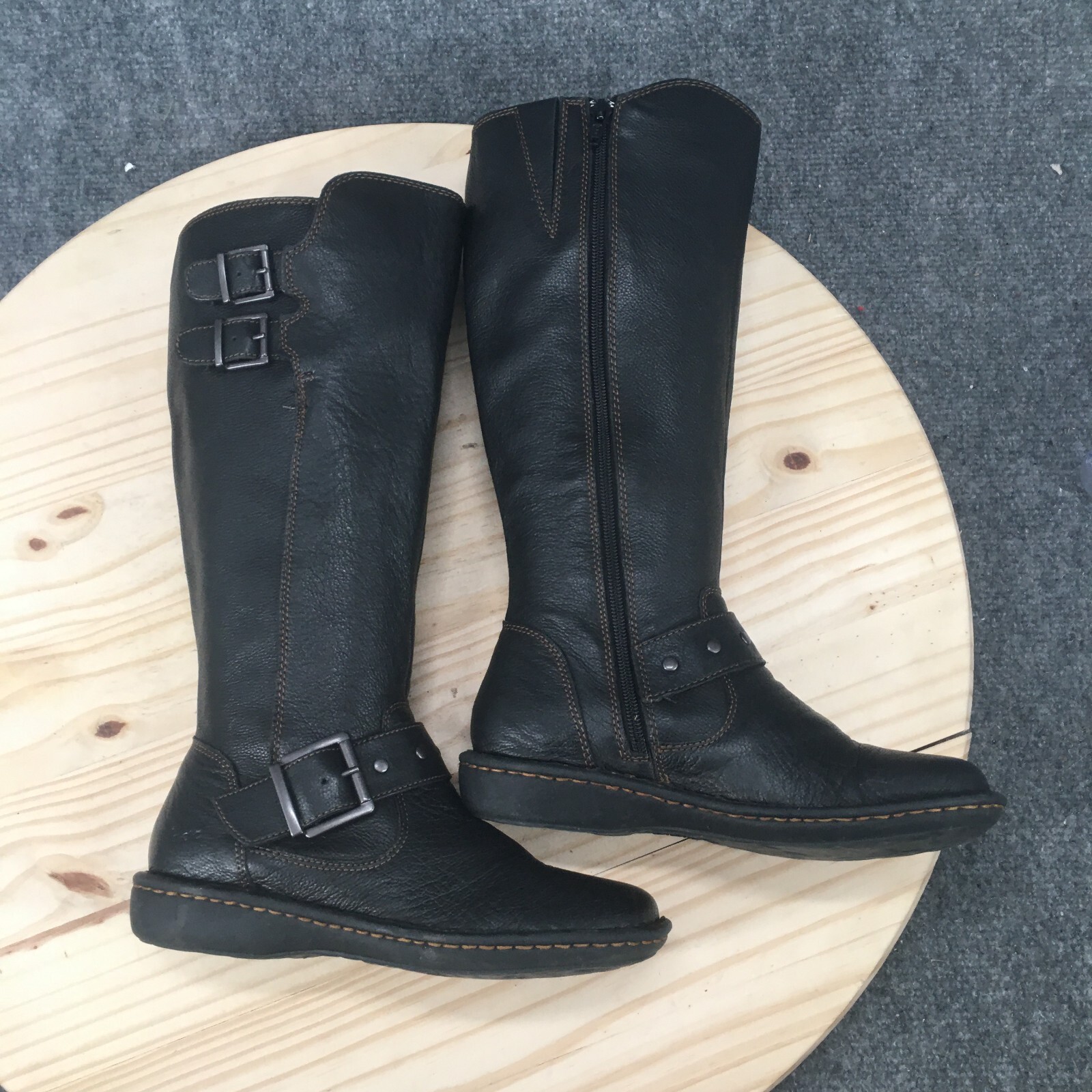 【新品】Herlipto Cambon Long Boots black 38 High boots - Fabric & patent calfskin, gold & black
