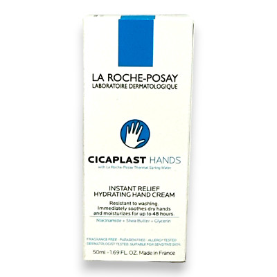 La Roche-Posay Cicaplast Hands Instant Relief Hydrating Hand Cream 1.69oz 07-25