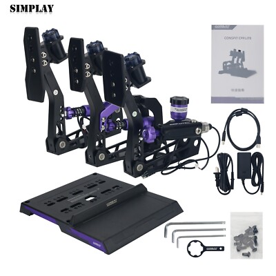 Conspit CPP.Lite 3-Pedal SIM Racing Pedals Hydraulic Brake Vibration Pedal Set