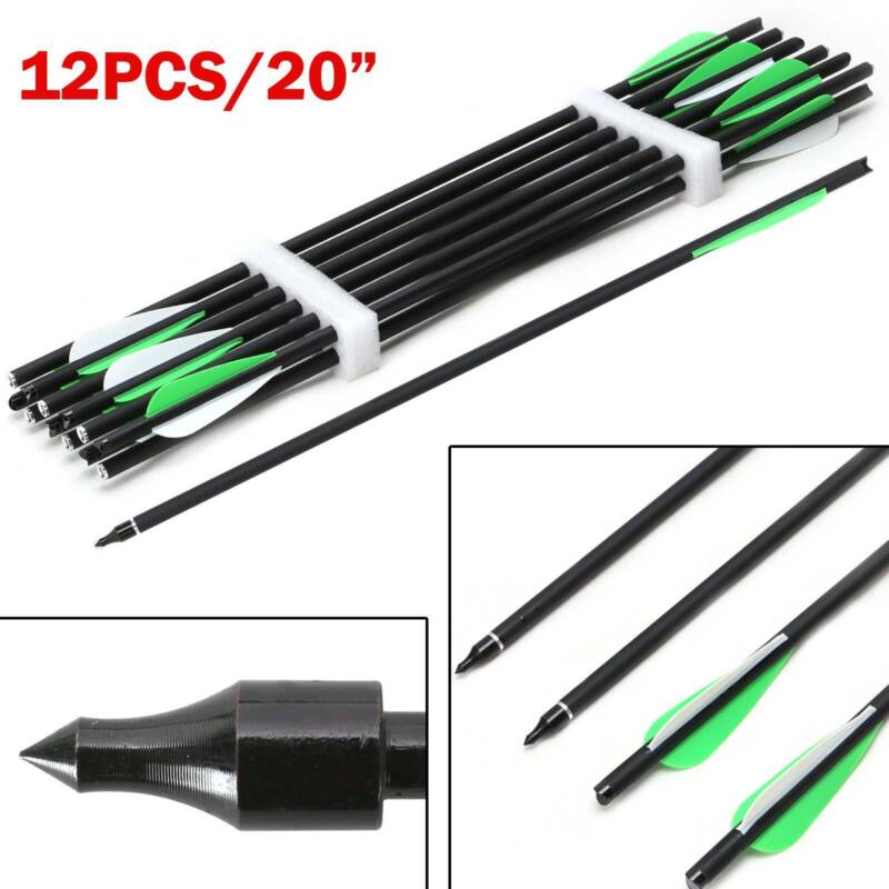 12 stk Carbon Pfeile 20