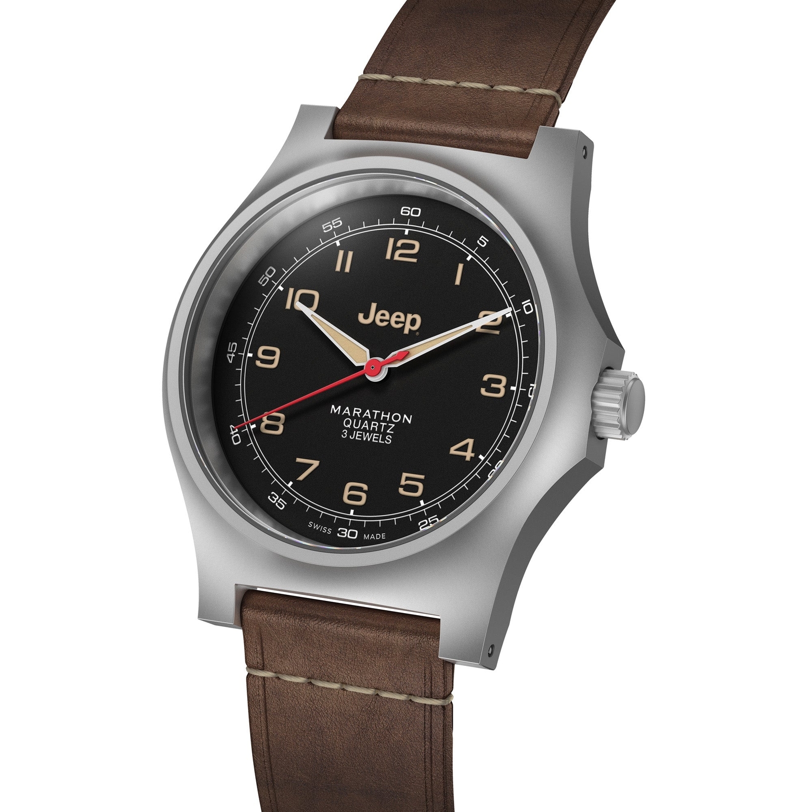 Pre-owned Marathon Watch 41mm Jeep® Willys Ssgpq (officer's Quartz)