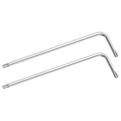FOCMKEAS 2PCS T45 Long Tamper Proof Torx Hex Key Bit Wrench Anti Tamper Star ...