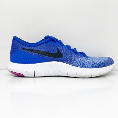 Nike Girls Flex Contact 917937-403 Синие кроссовки для бега Размер 3,5 года