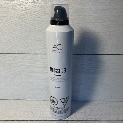 AG Hair Mousse Gel Extra-Firm Curl Retention 10 oz (Small Dents In Bottle)