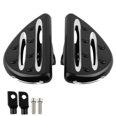 Motorcycle Rear Passenger Floorboards Foot Pegs Pedal For Harley Softail