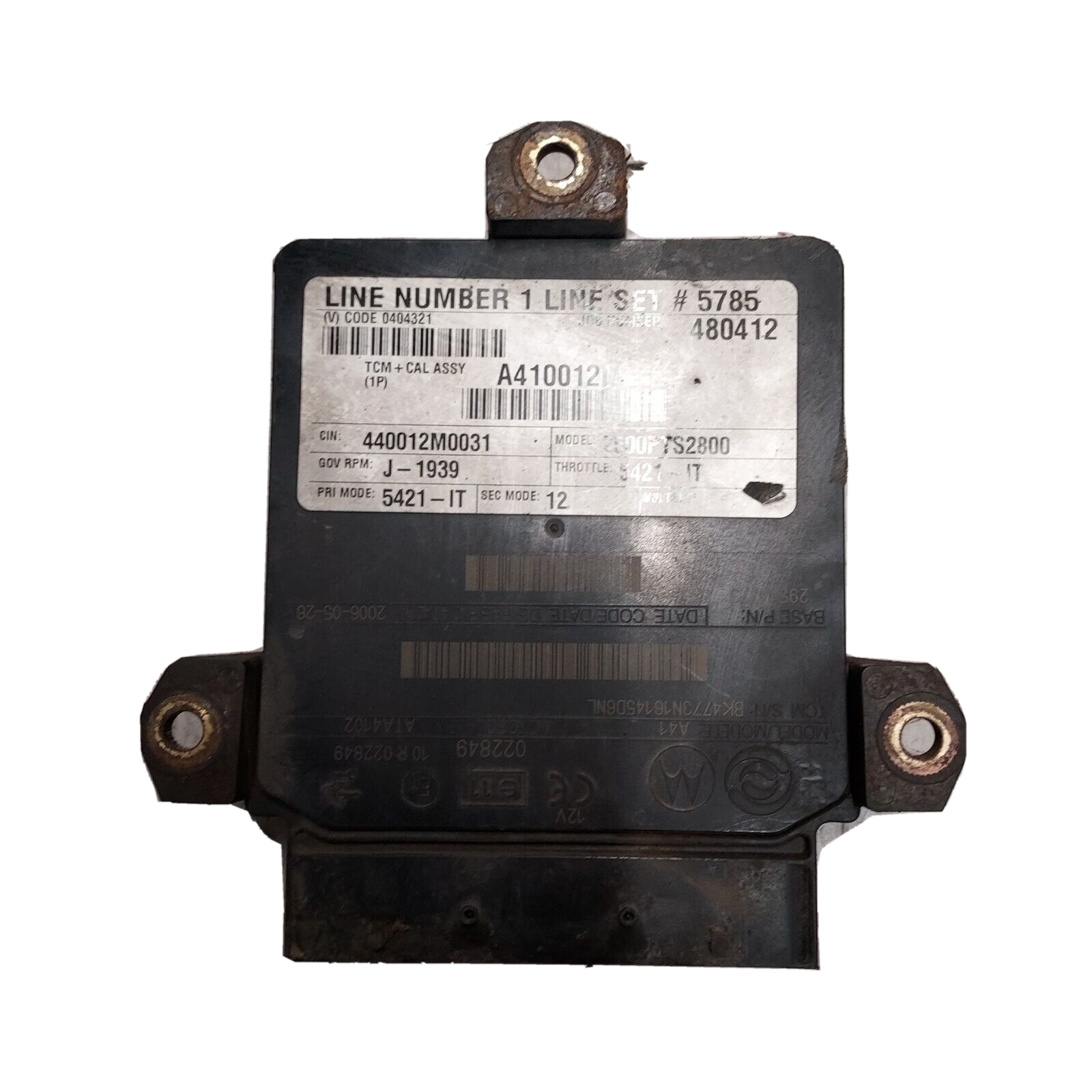 Transmission Module (TCM) Allison 29544773 ATA4102 10R022849