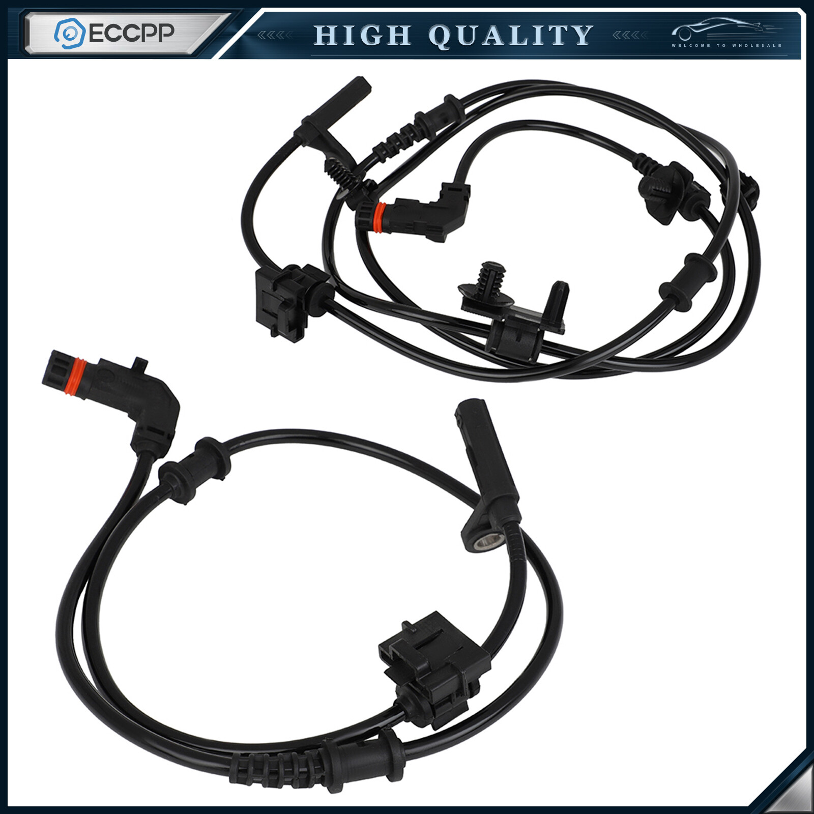 Rear Left & Right Side ABS Wheel Speed Sensor Fits Chrysler