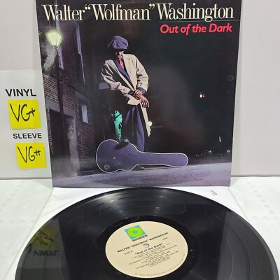 Walter Wolfman Washington Out of the Dark LP Rounder 1988 VG+ Vinyl #R35