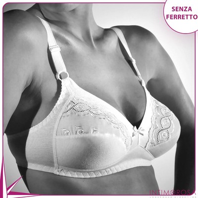 Gios 301 Wireless Bra Cup B Pure Cotton