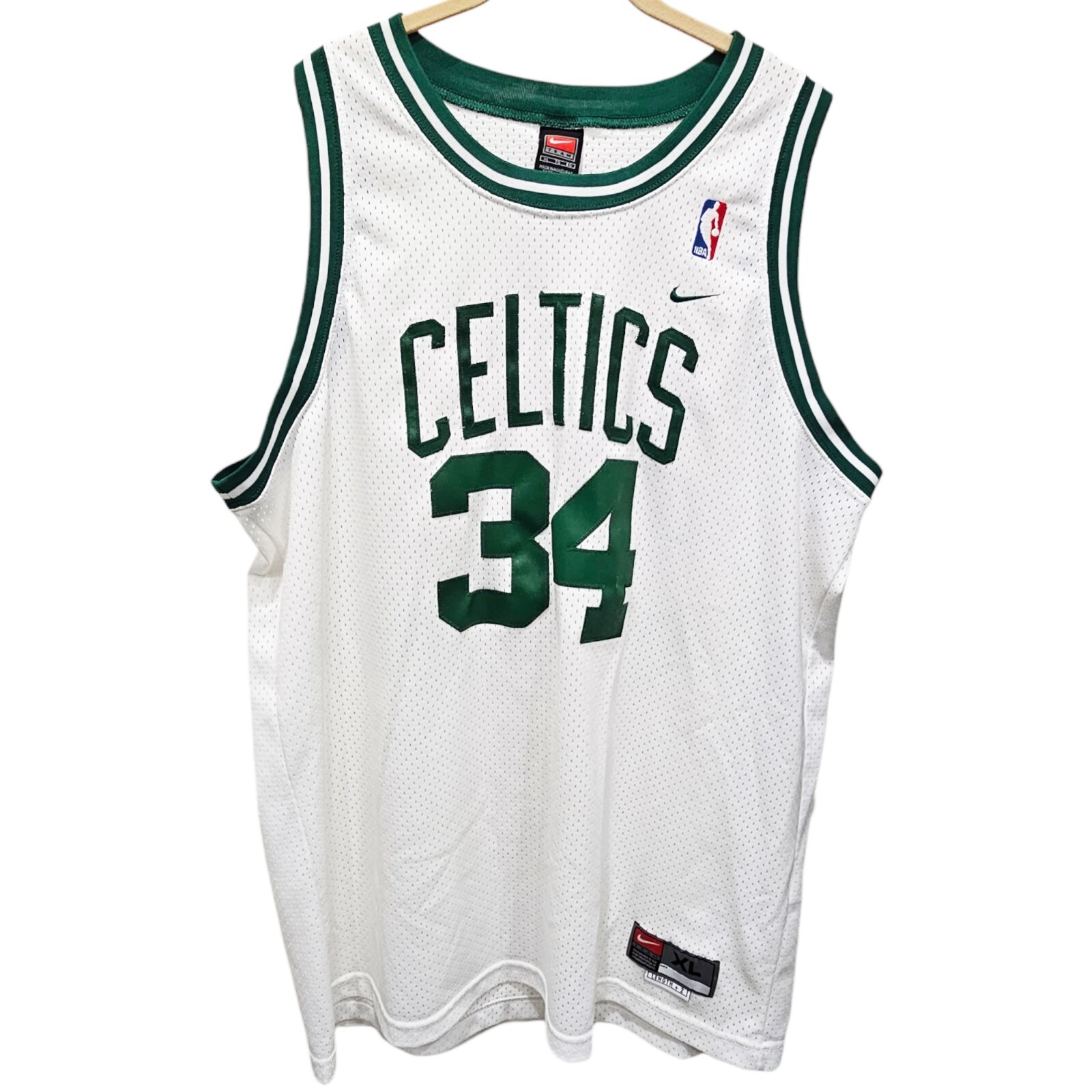 ウェア Nike Boston Celtics Paul Pierce Tank Top Paul Pierce Boston Celtics Nike Tank Top - White NBA Jersey