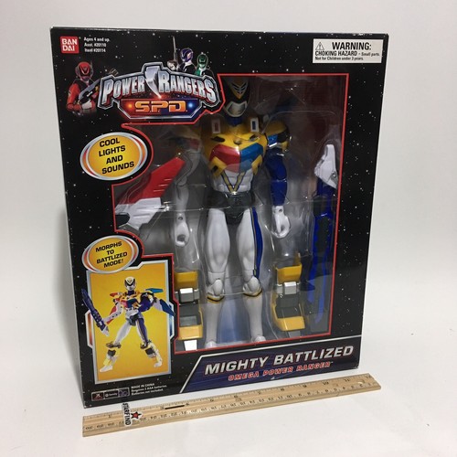 特撮 BANDAI Sound Patrol Omega Power Ranger Power Rangers SPD Sound Patrol White Omega Ranger New