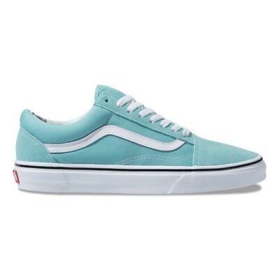 aqua haze slip on vans