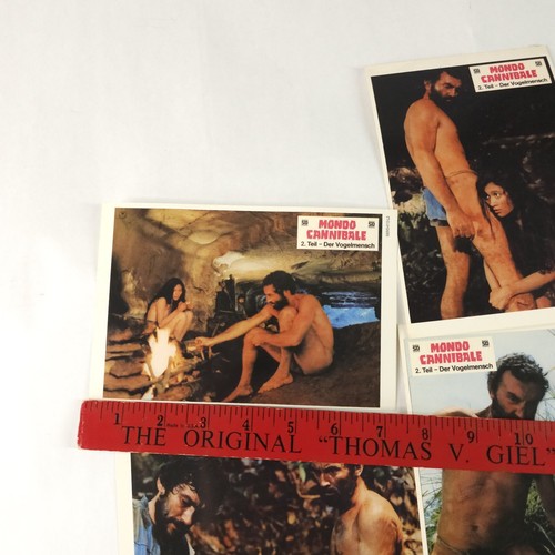 Mondo Cannibale Lobby Card Set Horror Gore Exploitation Rare Promo