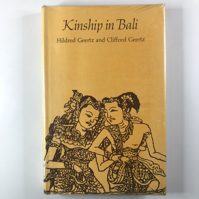 Kinship In Bali By Hidred Geertz English Hardcover Anthropology People Book