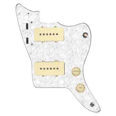 920D Custom Jazzmaster Grit Loaded Pickups / guard Aged White on White Pearl