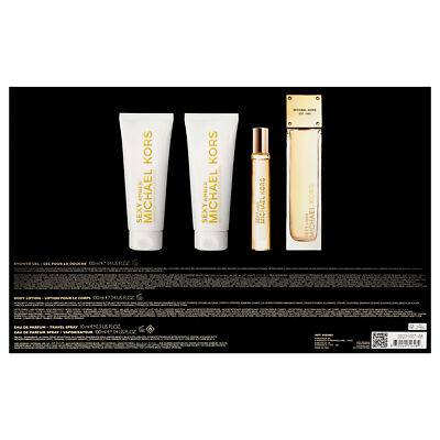 Sexy Amber by Michael Kors for Women - 4 Pc Gift Set