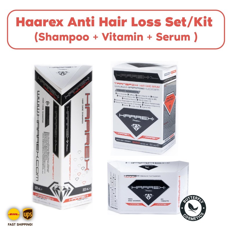 Haarex Anti Hair Loss Kit (shampoo + Vitamin + Serum )