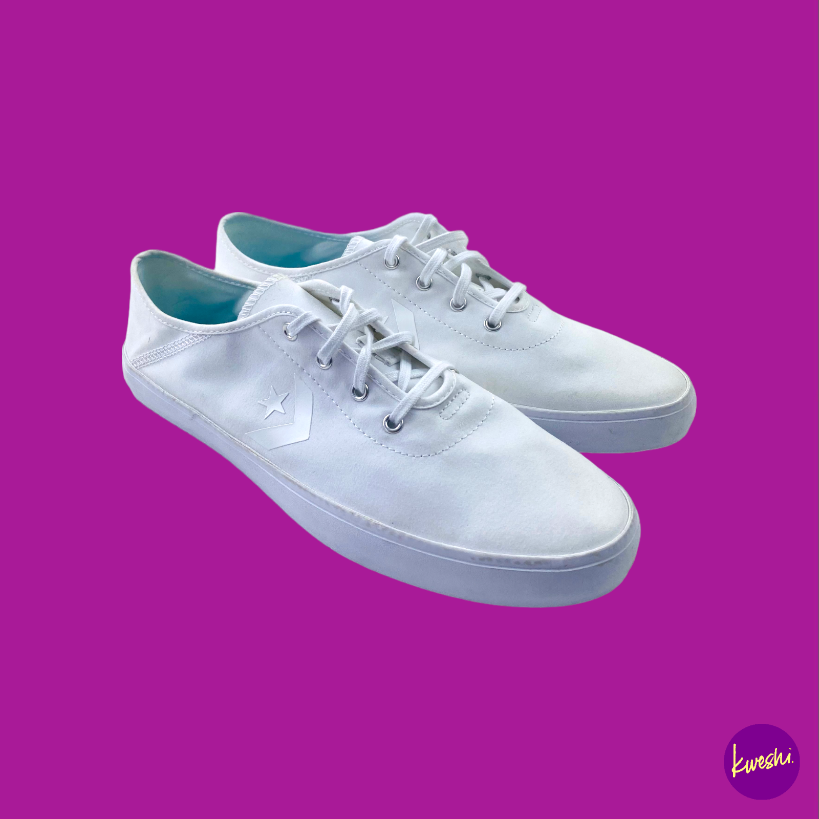 CONVERSE Teens Costa Trainers Soft Peached Canvas White UK 4 EU 37 US 6 eBay