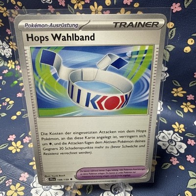 Pokémon Trainer Karte Hops Wahlband 148/159 Normal | Reisegefährten | DE