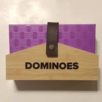 Pressman Designer Classics Dominoes Wooden Game Family & Friends Gaming Fun