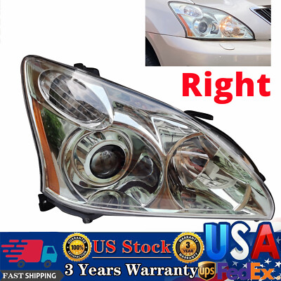 For 2004-2009 Lexus RX330 RX350 RX400h W/o AFS Right Side Headlamp Head Light
