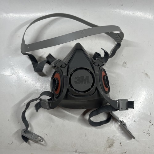 3M 6300/07026 Half Face Reusable Respirator Mask, Large, MAS