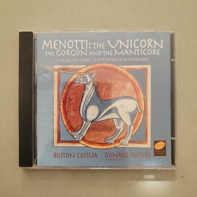Menotti The Unicorn The Gorgon The Manticore (CD 1997)