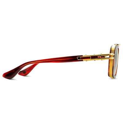 Pre-owned Dita Lxn-evo Dts403-a-04 Sienna Blaze Yellow Gold Grey Gradient Lens Sunglasses