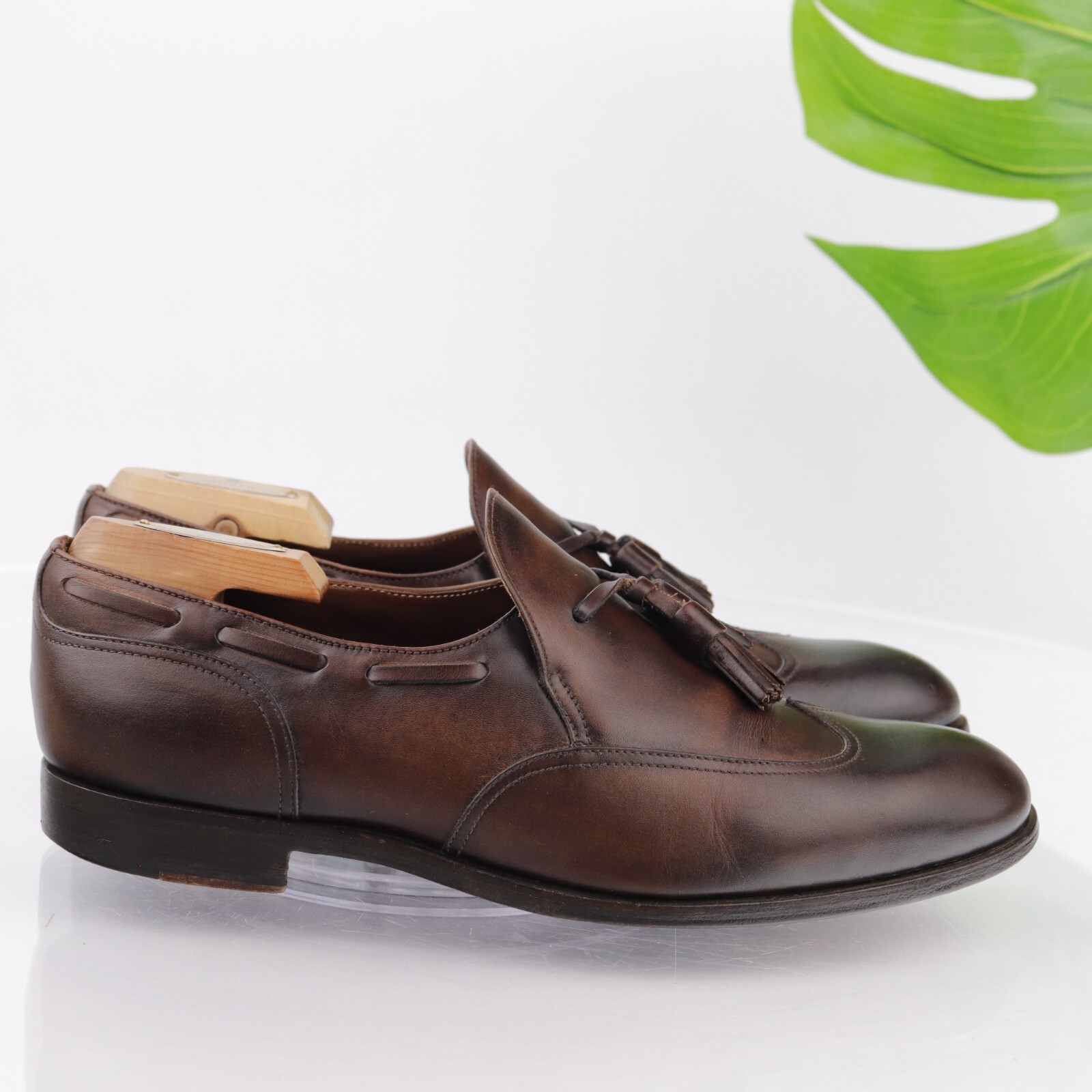 Regain Italy Men's Loafer Size 40 7 Handmade Tassel Wingtip Regain Italy Men's Loafer Size 40 7 Handmade Tassel Wingtip