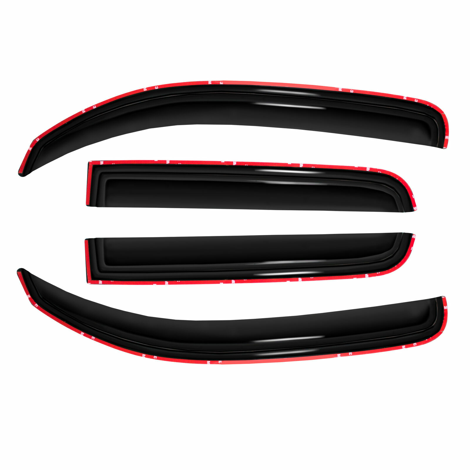 4pcs InChannel Sun/Rain Guard Vent Shade Window Visors for 0611 HHR 4