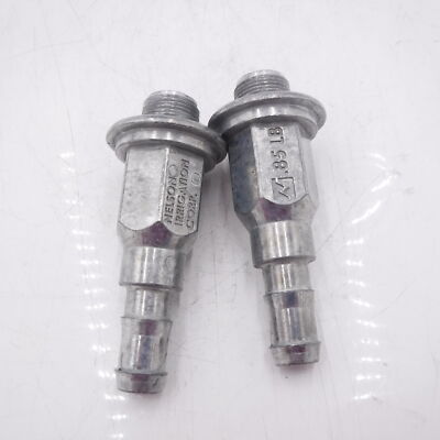2 Pack Nelson 1''MNPT .85LB 10-15PSI Slim Weight In Line Hose Barbs 11395-001