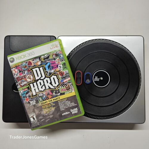 DJ Hero Wireless Turntable & Game (Xbox 360, 2009) | eBay