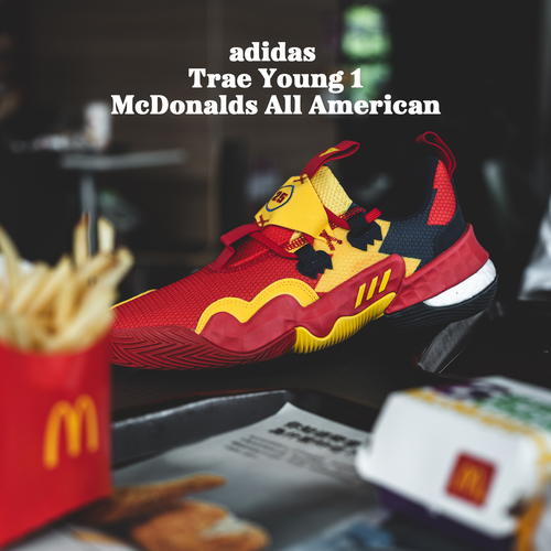 

adidas Trae Young 1 McDonalds All American Red Мужские баскетбольные кроссовки GX6815, Красный, Trae Young 1