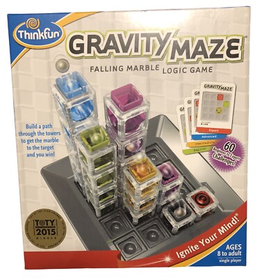 Thinkfun GRAVITY MAZE Falling Marble Board Game BRAND NEW FACTORY SEALED