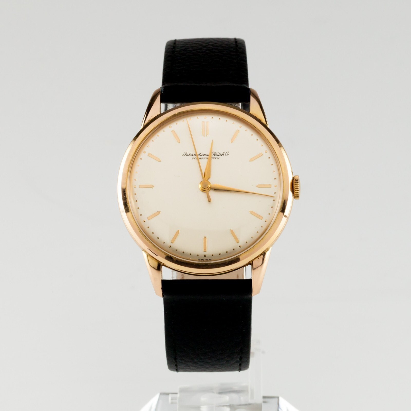 IWC Schaffhausen 18k Rose Gold Mechanical Watch Cal 89 w IWC Schaffhausen 18k Rose Gold Mechanical Watch Cal 89 w