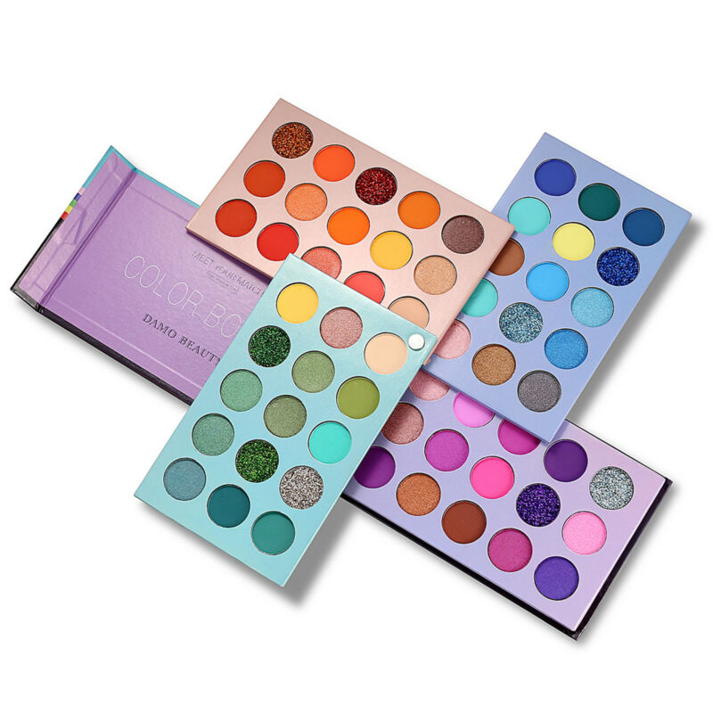 60 Colors Eyeshadow Palette Glitter Matte Eye Shadow Highlight Makeup Kit Set