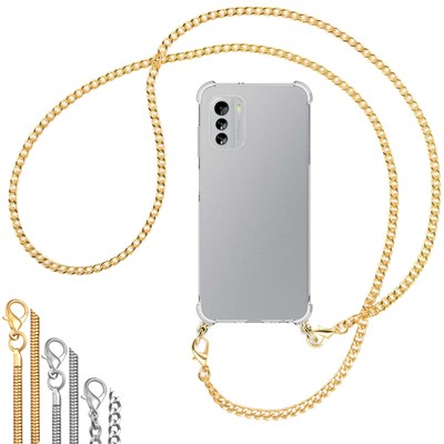 Handykette (Metallkette) für Nokia G60 Umhängehülle mit Band Case