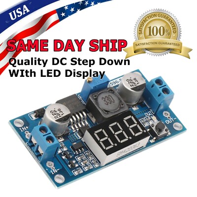 Buck Step-down LM2596 Power Converter Module DC 4.0~40 to 1.3-37V LED Voltmeter