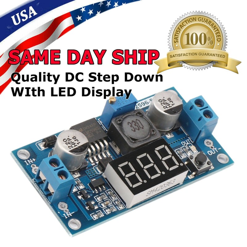 Buck Step-down LM2596 Power Converter Module DC 4.0~40 to 1.3-37V